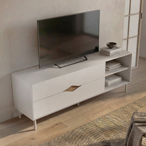 Έπιπλο τηλεόρασης Marquise  χρώμα sandstone 150x35x56εκ. - Pakobazaar