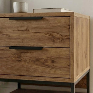 Κομοδίνο Mars  χρώμα καρυδί Ud 45x35x58εκ. - Pakobazaar