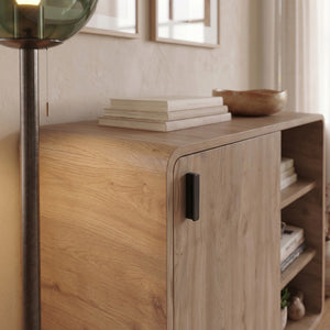 Μπουφές Rovel  χρώμα sepet oak 80,3x39x80,4εκ. - Pakobazaar