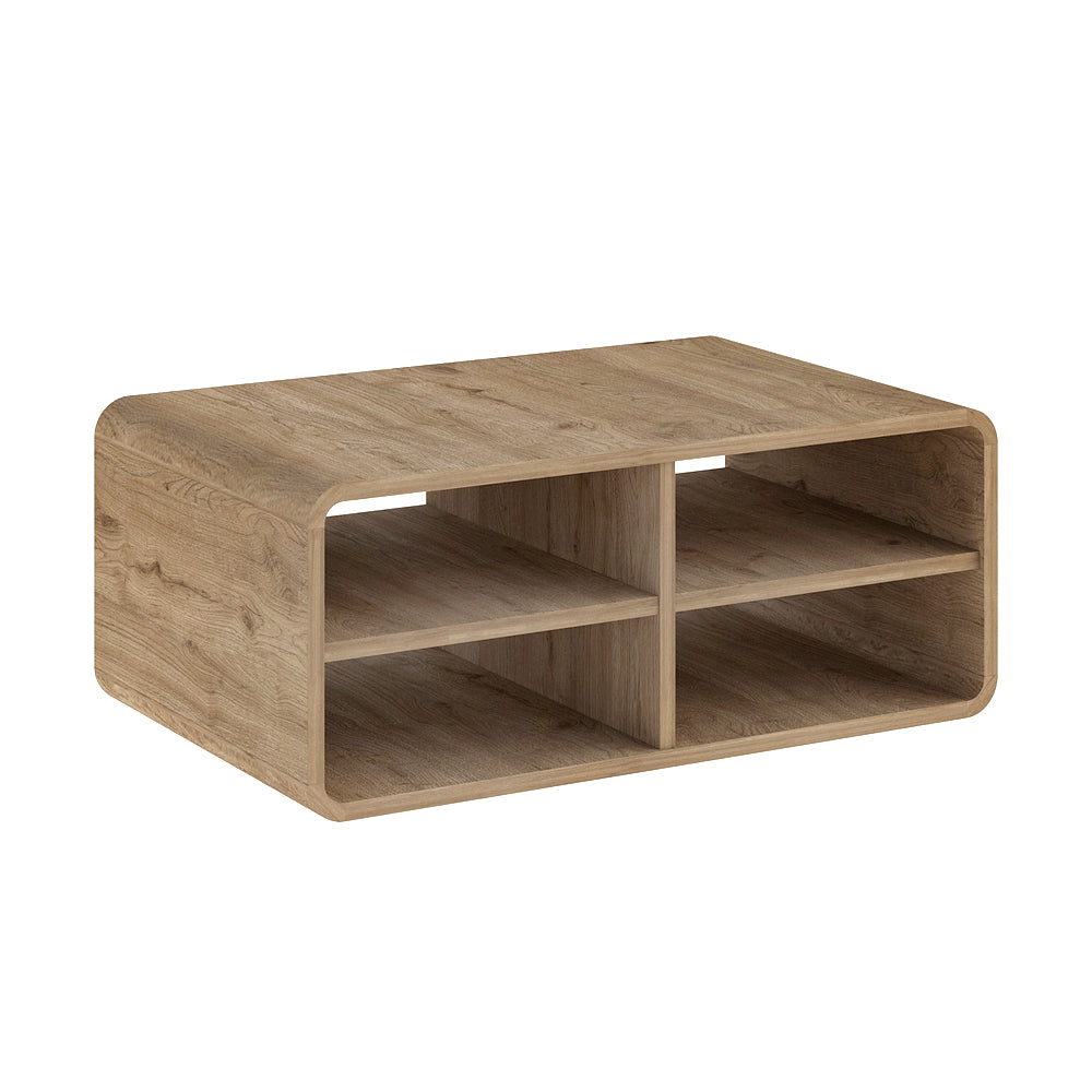 Τραπεζάκι σαλονιού Rovel  χρώμα sepet oak 80,3x50x32,5εκ.