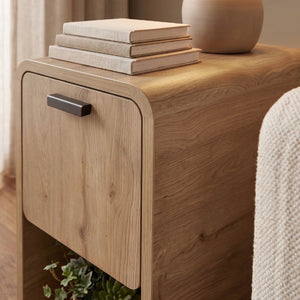 Τραπεζάκι βοηθητικό - Κομοδίνο Rovel  χρώμα sepet oak 30x39x50,5εκ. - Pakobazaar