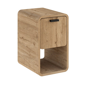 Τραπεζάκι βοηθητικό - Κομοδίνο Rovel  χρώμα sepet oak 30x39x50,5εκ. - Pakobazaar