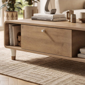 Τραπεζάκι σαλονιού Doro  χρώμα sepet oak 100x60x34,6εκ. - Pakobazaar
