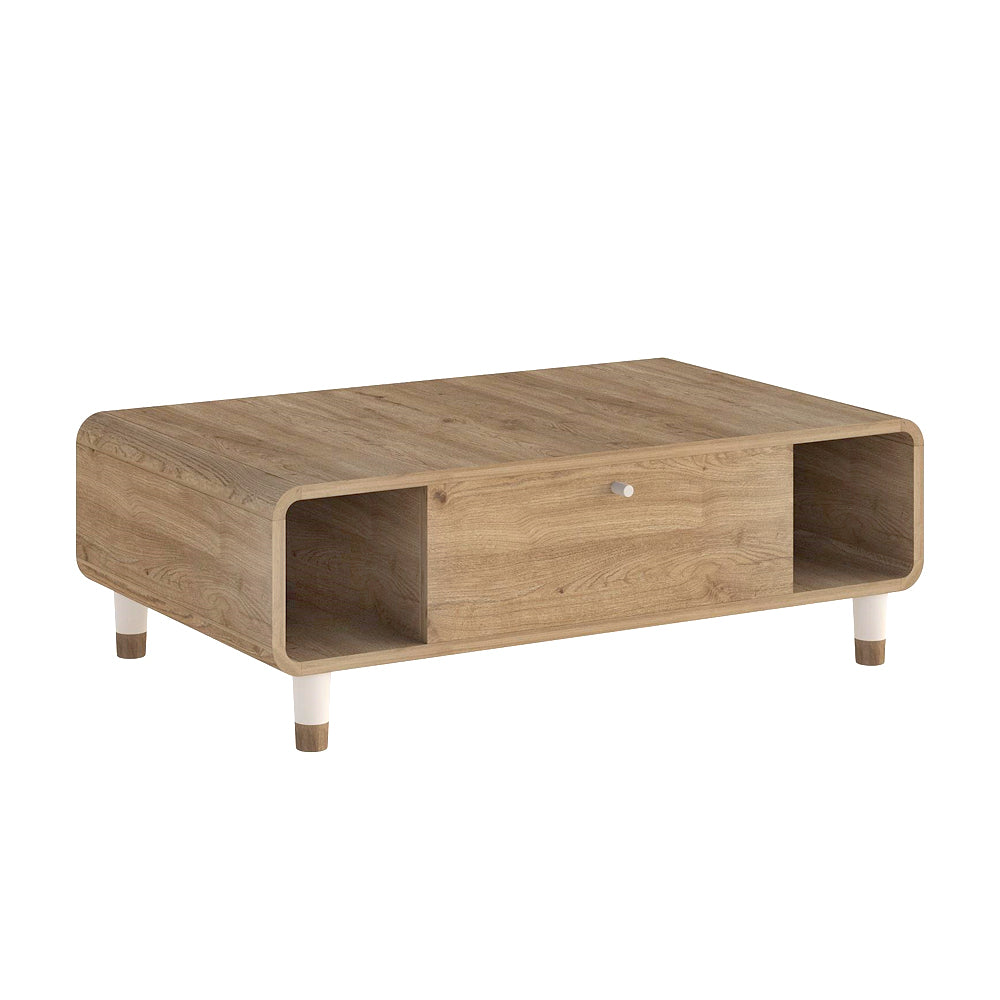 Τραπεζάκι σαλονιού Doro  χρώμα sepet oak 100x60x34,6εκ.