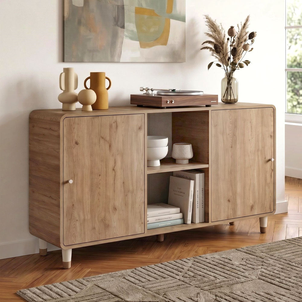 Μπουφές Doro  χρώμα sepet oak 150,2x39x81εκ.