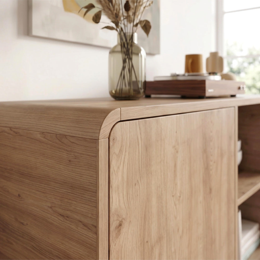 Μπουφές Doro  χρώμα sepet oak 150,2x39x81εκ.