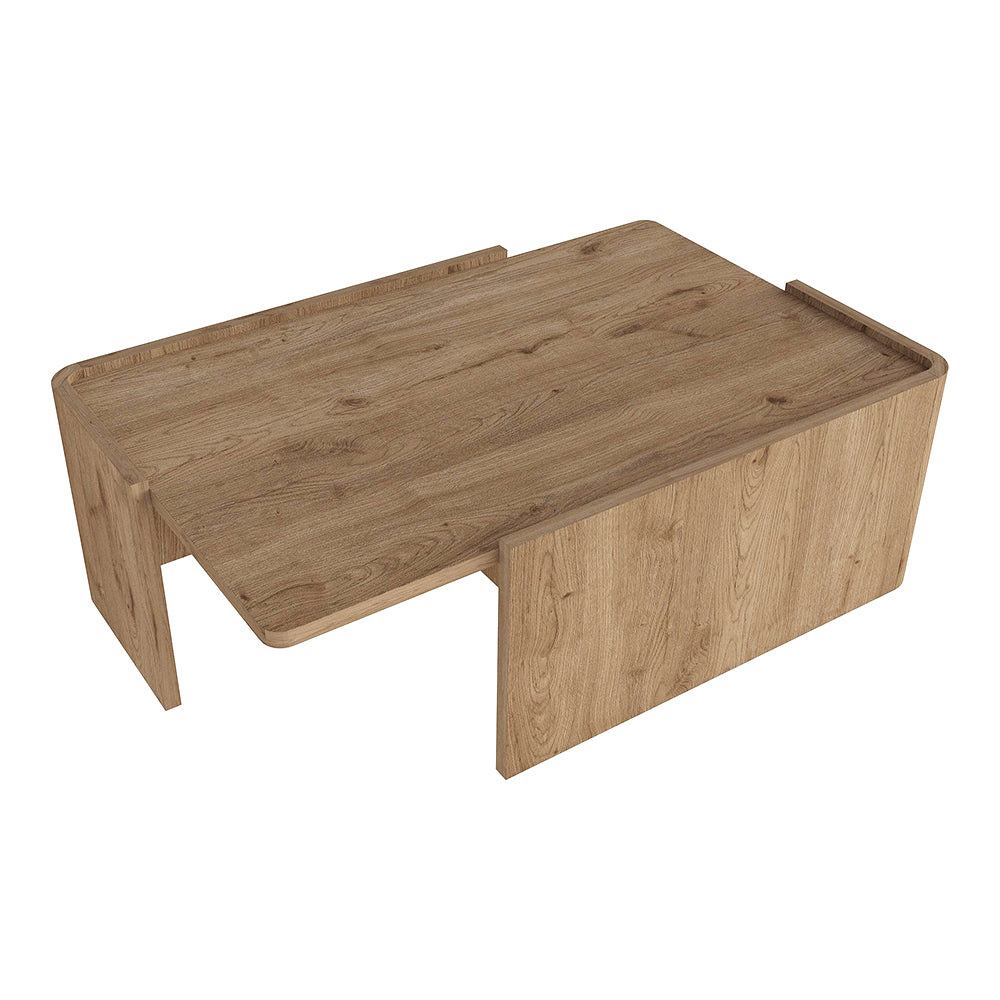 Τραπεζάκι σαλονιού Bora  χρώμα sepet oak 82x52x28,5εκ. - Pakobazaar