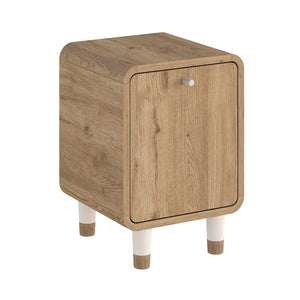 Κομοδίνο Doro  χρώμα sepet oak 35,3x34x51εκ. - Pakobazaar