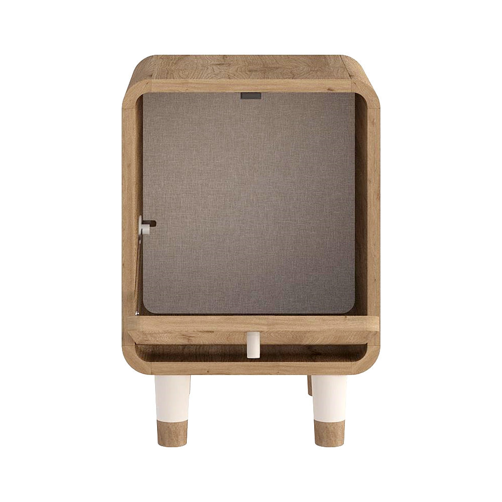 Κομοδίνο Doro  χρώμα sepet oak 35,3x34x51εκ. - Pakobazaar