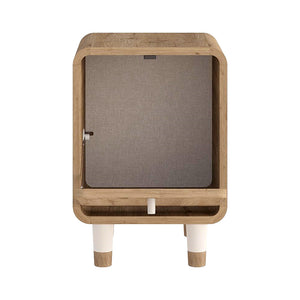 Κομοδίνο Doro  χρώμα sepet oak 35,3x34x51εκ. - Pakobazaar