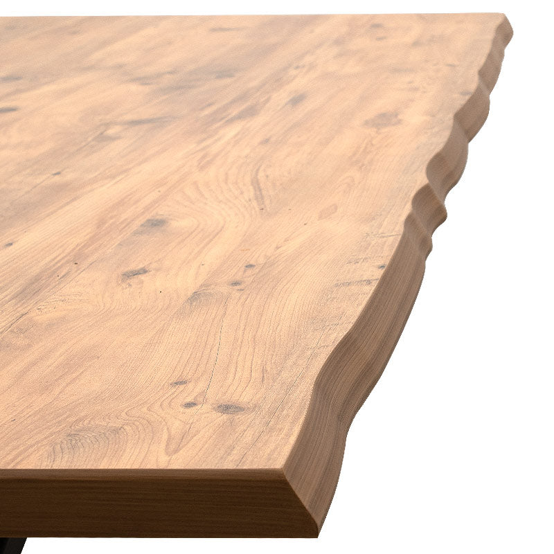 Τραπέζι Walter  Mdf - μεταλλικό χρώμα ακακίας 160x80x75εκ. - Pakobazaar