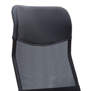 Καρέκλα γραφείου Marco  με ύφασμα Mesh χρώμα μαύρο 62x59x110/120εκ. - Pakobazaar