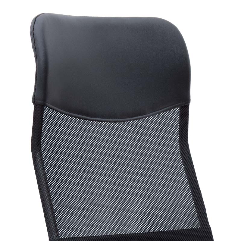 Καρέκλα γραφείου Marco  με ύφασμα Mesh χρώμα μαύρο 62x59x110/120εκ. - Pakobazaar