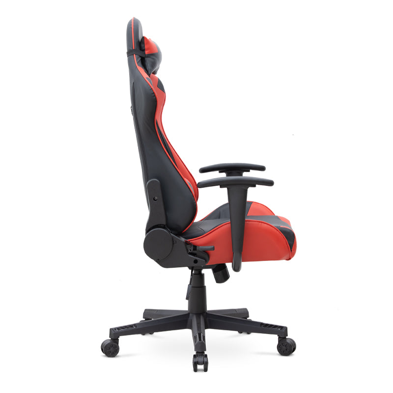Καρέκλα γραφείου Gaming Alonso  από τεχνόδερμα χρώμα κόκκινο - μαύρο 67x70x125/135 εκ. - Pakobazaar