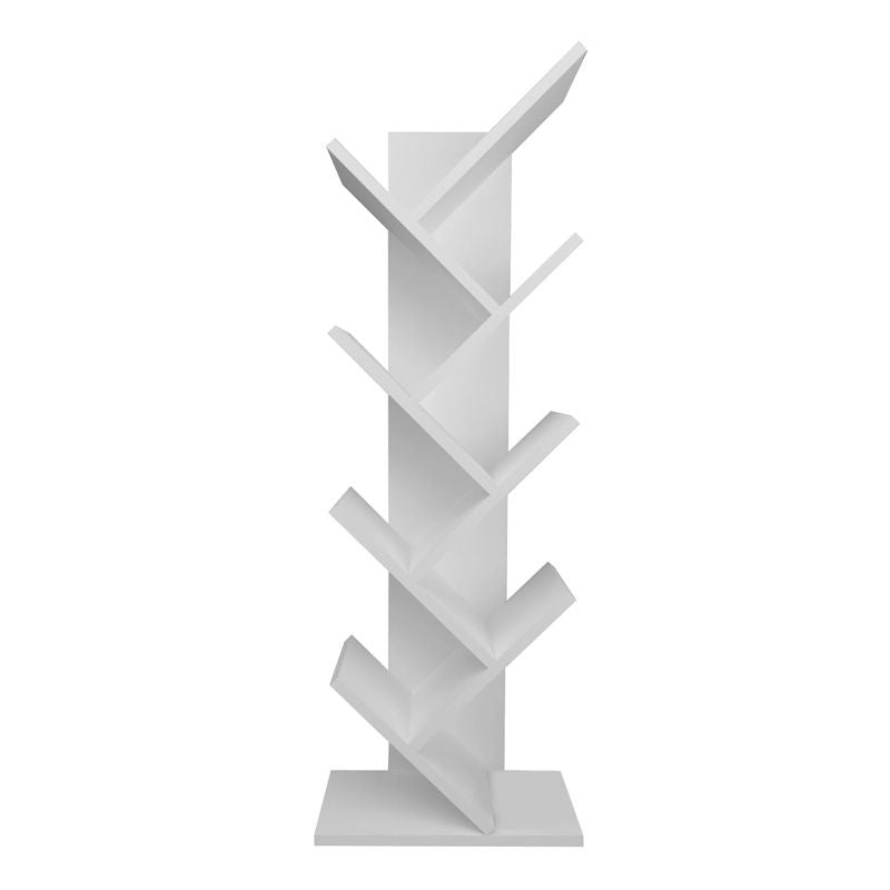 Βιβλιοθήκη Milton  χρώμα λευκό 44x22x121εκ.