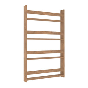 Επιτοίχια βιβλιοθήκη - ραφιέρα Montessori  χρώμα pine oak 74x10x120εκ. - Pakobazaar