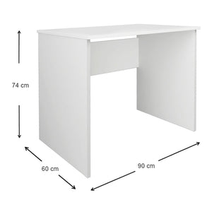 Γραφείο εργασίας Kalen  χρώμα λευκό 90x60x74εκ.