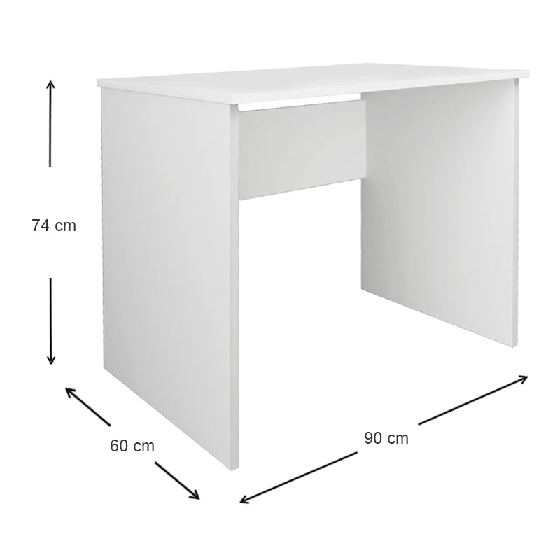 Γραφείο εργασίας Kalen  χρώμα λευκό 90x60x74εκ.