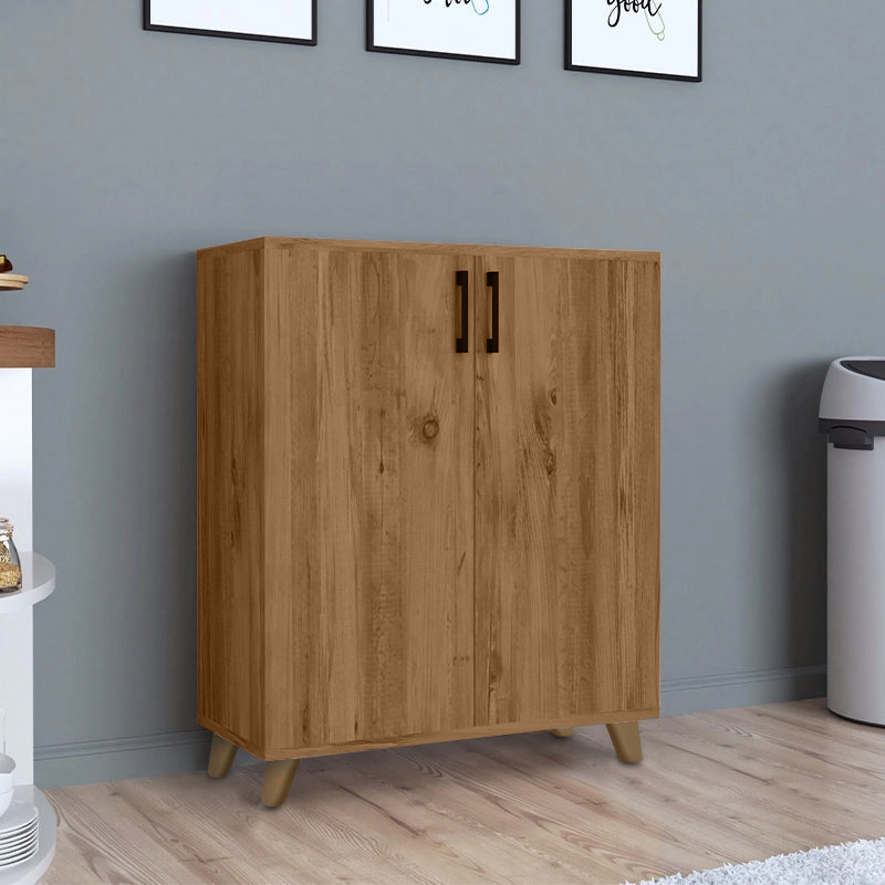 Ντουλάπι κουζίνας/μπάνιου - Παπουτσοθήκη Lilly  χρώμα pine oak 72x32,5x88εκ.