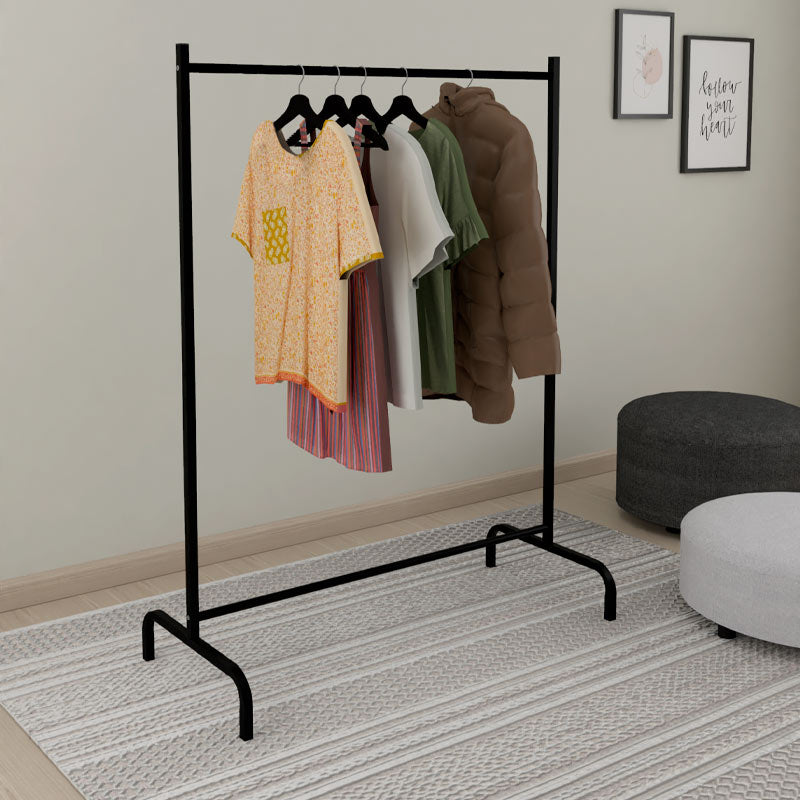 Επιδαπέδια κρεμάστρα Silman  μεταλλική χρώμα μαύρο 104x48x137εκ.