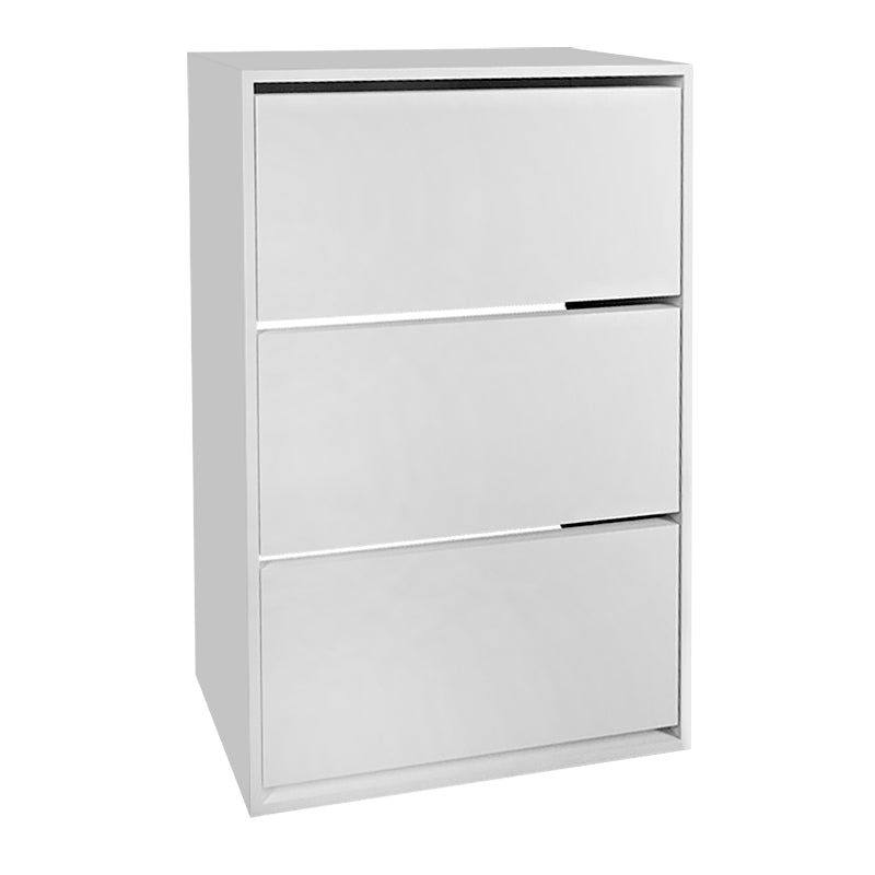 Παπουτσοθήκη Nave  18 ζευγών χρώμα λευκό 73,6x24x110εκ. - Pakobazaar