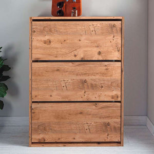 Παπουτσοθήκη Nave  18 ζευγών χρώμα pine oak 73,6x24x110εκ.