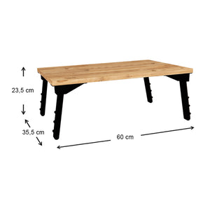 Τραπεζάκι laptop Sidon  χρώμα pine oak 60x35,5x23,5εκ. - Pakobazaar