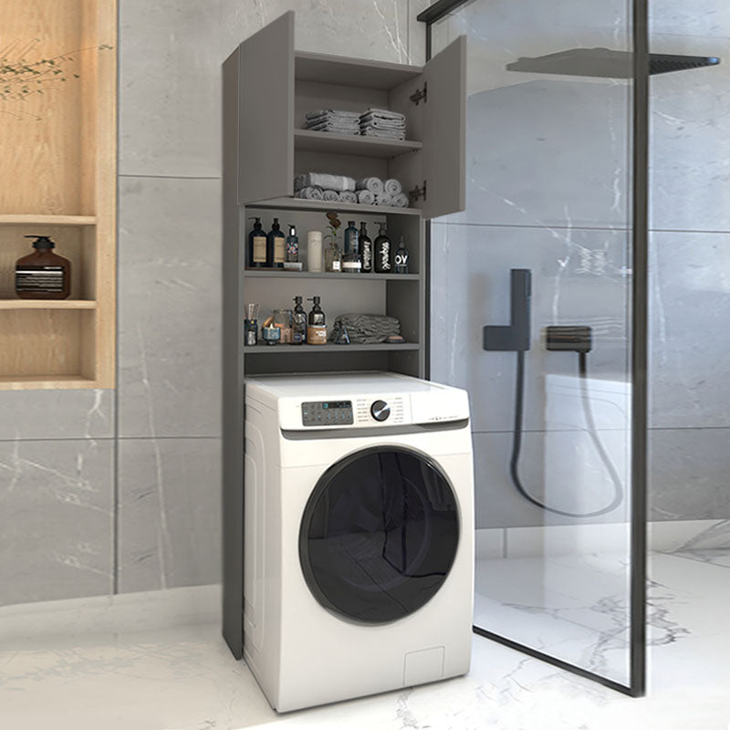 Έπιπλο πλυντηρίου Ramsey  χρώμα ανθρακί 65x27x190,6εκ. - Pakobazaar
