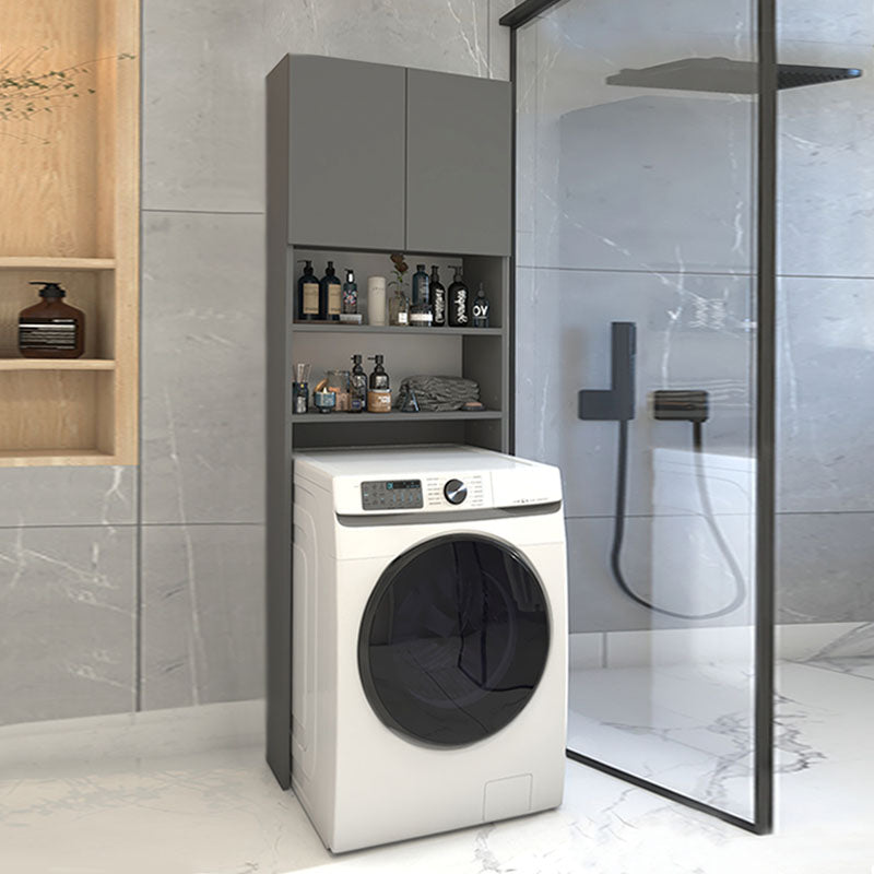 Έπιπλο πλυντηρίου Ramsey  χρώμα ανθρακί 65x27x190,6εκ. - Pakobazaar
