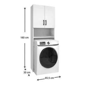 Έπιπλο πλυντηρίου Holton  χρώμα λευκό 65,5x30x180εκ. - Pakobazaar