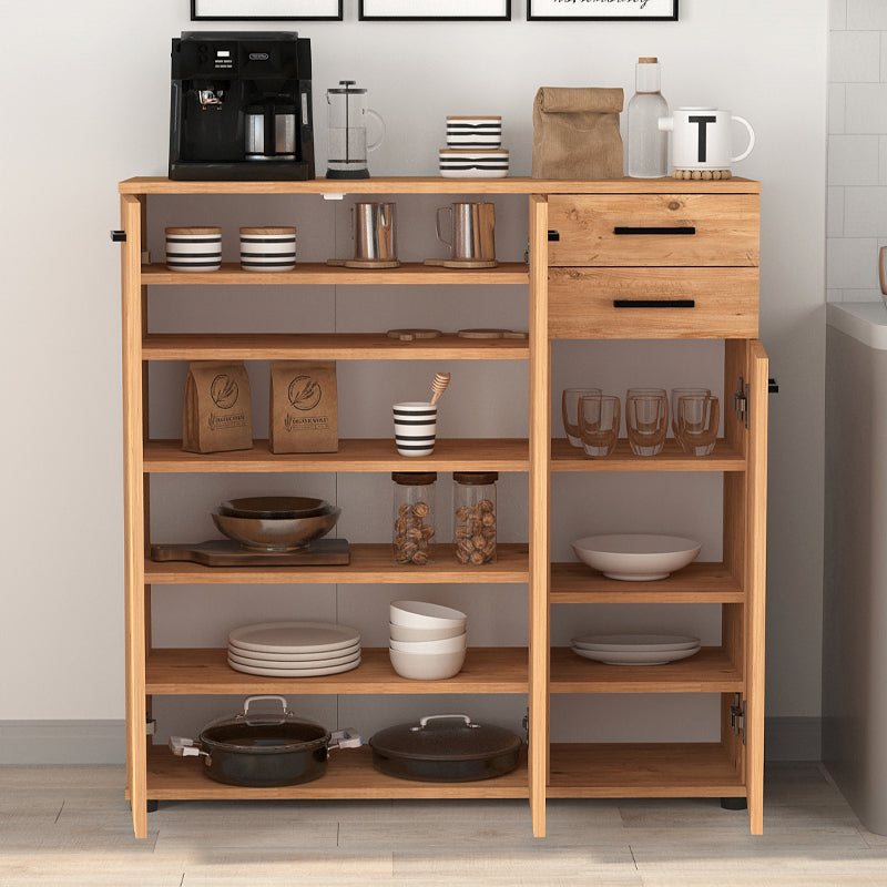 Παπουτσοθήκη - Ντουλάπι Polly  χρώμα pine oak 108x35x108εκ.