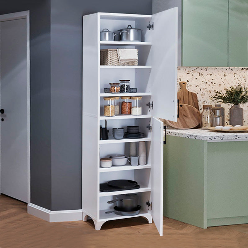 Ντουλάπι κουζίνας/μπάνιου Charlie  χρώμα λευκό 49x31,8x173,9εκ. - Pakobazaar