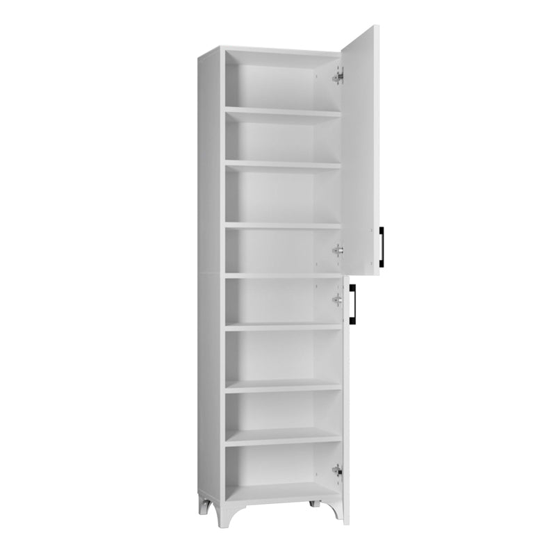 Ντουλάπι κουζίνας/μπάνιου Charlie  χρώμα λευκό 49x31,8x173,9εκ. - Pakobazaar