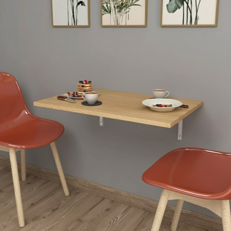 Τραπέζι κουζίνας - Γραφείο επιτοίχιο πτυσσόμενο Ravan  χρώμα sapphire oak 72x45εκ. - Pakobazaar