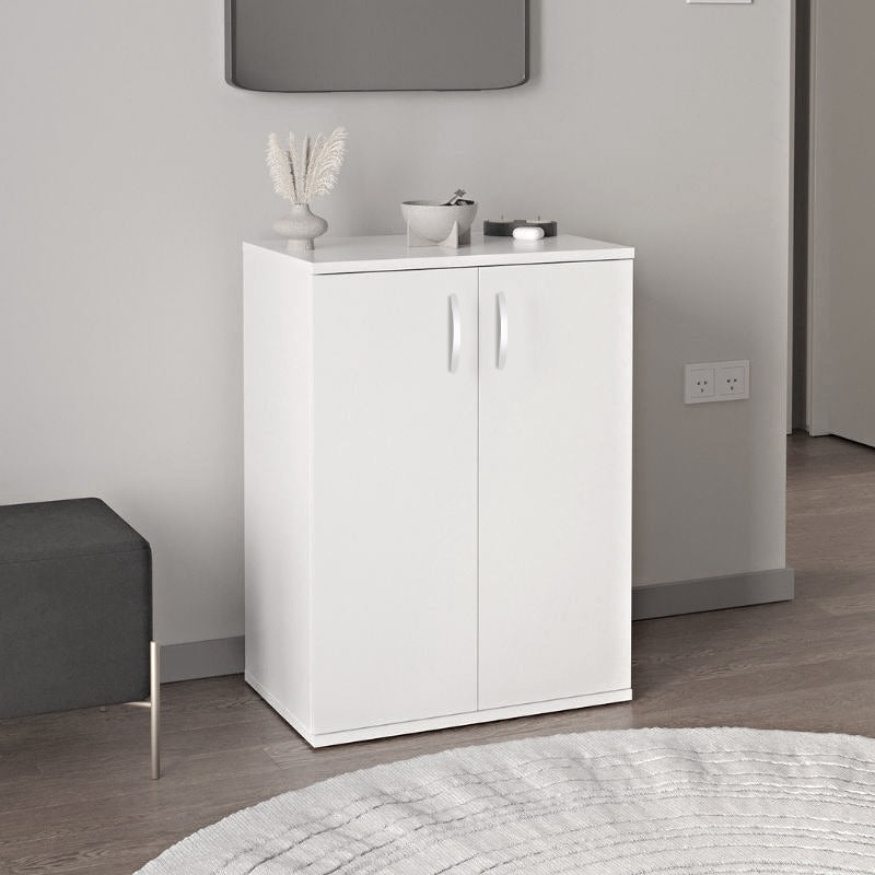 Παπουτσοθήκη - Ντουλάπι Manolo  χρώμα λευκό 60x38x81,4εκ. - Pakobazaar