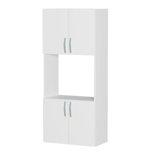 Ντουλάπα κουζίνας Armado  χρώμα λευκό 60x32x140εκ.