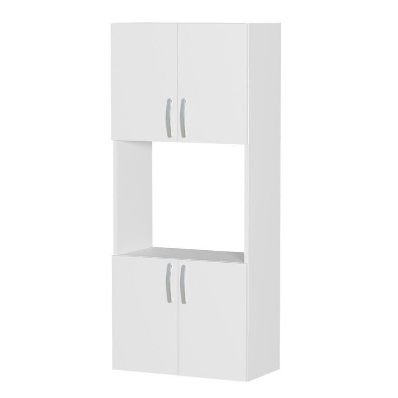 Ντουλάπα κουζίνας Armado  χρώμα λευκό 60x32x140εκ.