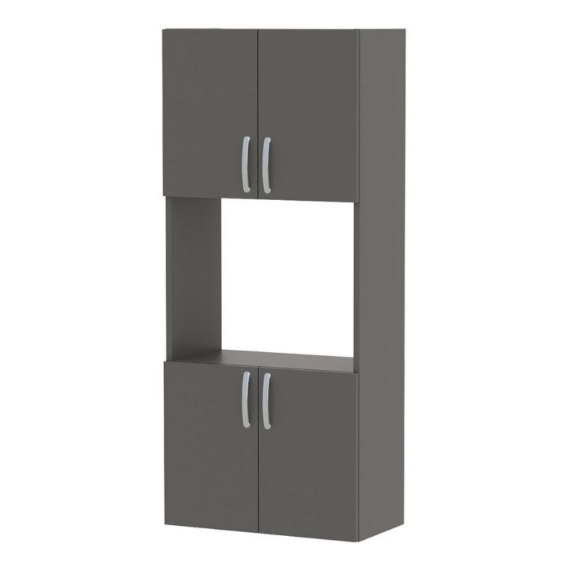 Ντουλάπα κουζίνας Armado  χρώμα ανθρακί 60x32x140εκ.