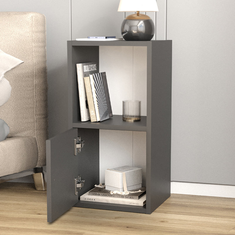 Κομοδίνο Vito  χρώμα ανθρακί 34x30x66,4εκ. - Pakobazaar