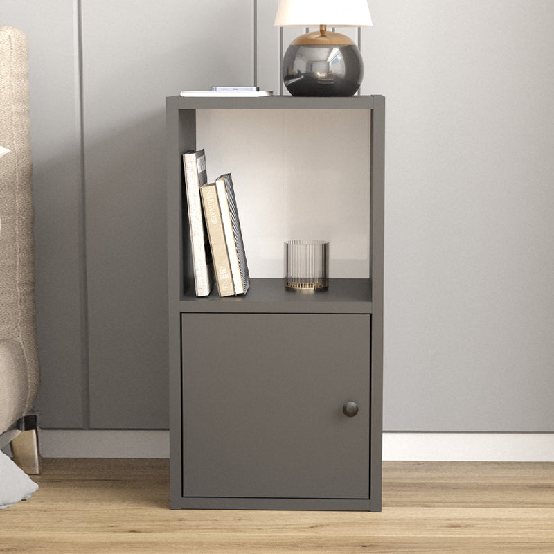 Κομοδίνο Vito  χρώμα ανθρακί 34x30x66,4εκ. - Pakobazaar