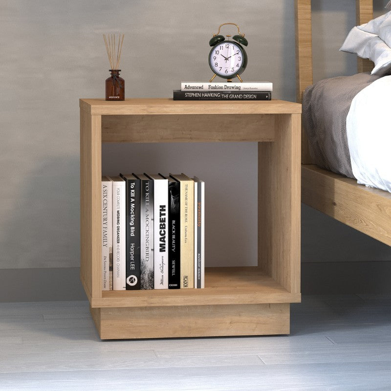 Κομοδίνο Gino  χρώμα sapphire oak 40x35,3x45εκ.