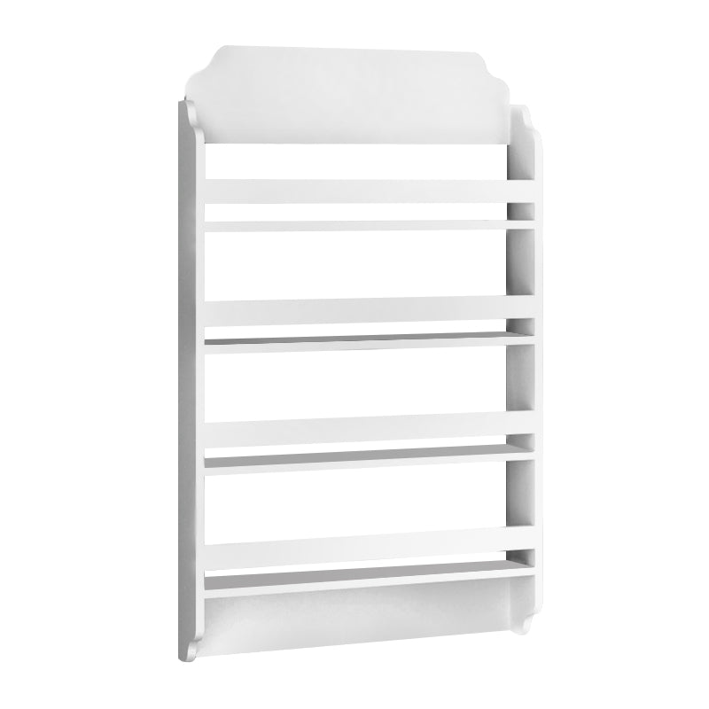 Επιτοίχια βιβλιοθήκη - ραφιέρα Montessori  χρώμα λευκό 80x15x132εκ. - Pakobazaar