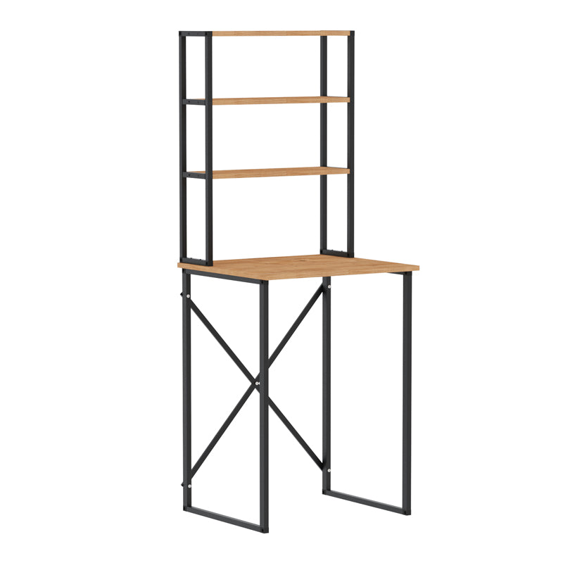 Έπιπλο πλυντηρίου Bobby  χρώμα pine oak 67x60x178εκ. - Pakobazaar