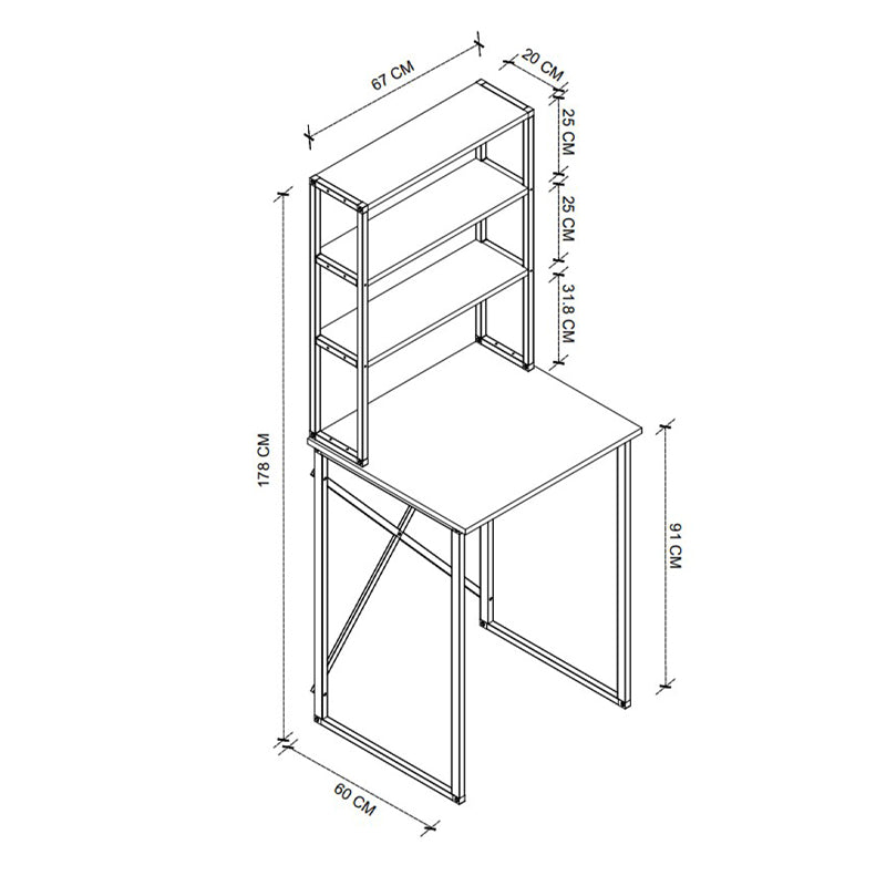 Έπιπλο πλυντηρίου Bobby  χρώμα pine oak 67x60x178εκ. - Pakobazaar