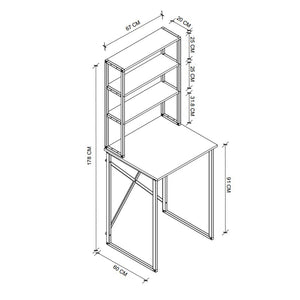 Έπιπλο πλυντηρίου Bobby  χρώμα pine oak 67x60x178εκ. - Pakobazaar