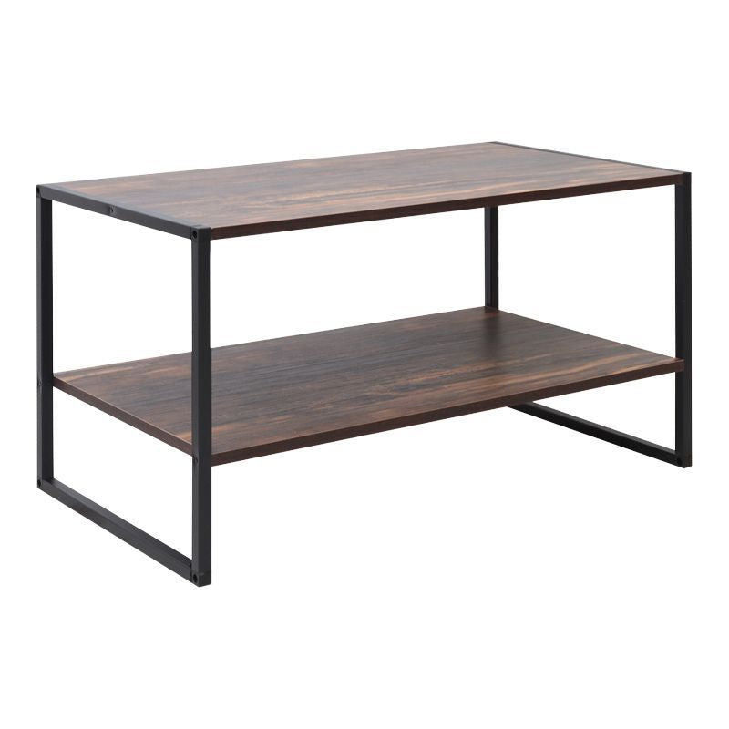 Τραπεζάκι σαλονιού Giza  χρώμα rustic καρυδί 90,2x50,3x50,4εκ. - Pakobazaar