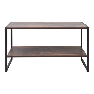 Τραπεζάκι σαλονιού Giza  χρώμα rustic καρυδί 90,2x50,3x50,4εκ. - Pakobazaar