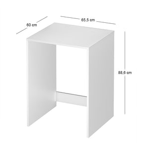Έπιπλο πλυντηρίου Pinar  χρώμα λευκό 65,5x60x88,6εκ. - Pakobazaar