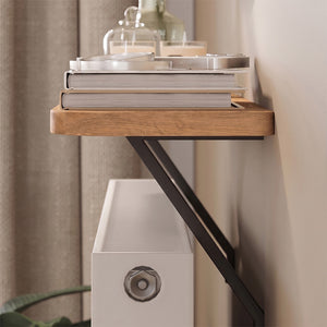 Ραφιέρα τοίχου Barca  χρώμα pine oak 120x17,5x20,4εκ. - Pakobazaar