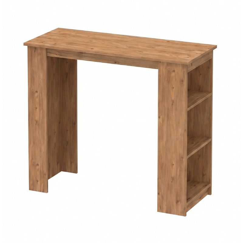 Τραπέζι μπαρ Toska  χρώμα pine oak 120x50x103,6εκ. - Pakobazaar